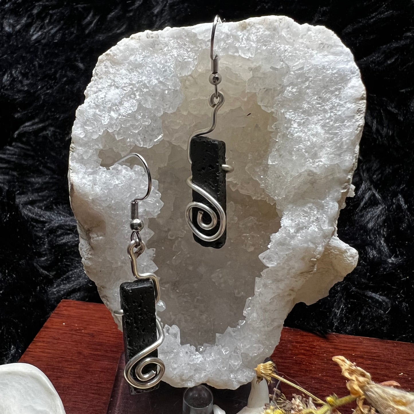 Lava Swirl Dangle